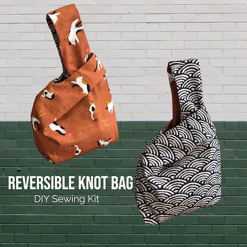 reversible knot bag cats