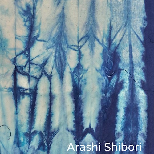 Arashi Shibori (Pole-wrapping)